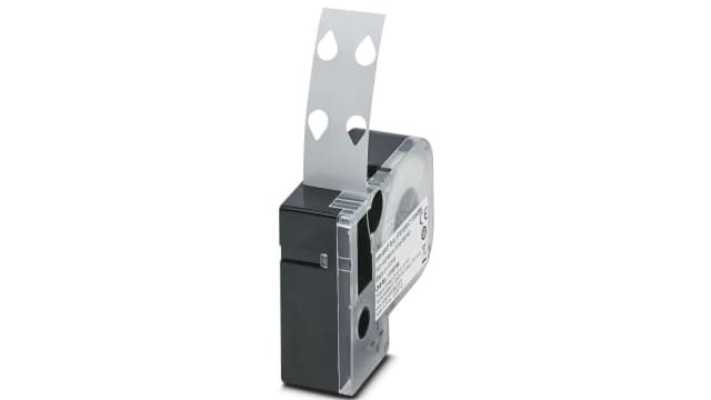 Phoenix Contact 4 (17X10)R C1 WH/BK, MM-WMT 8 Slide-On Cable Marker, 8.4 mm Cable White, 5 mm Cable, 1116194 | 1116194