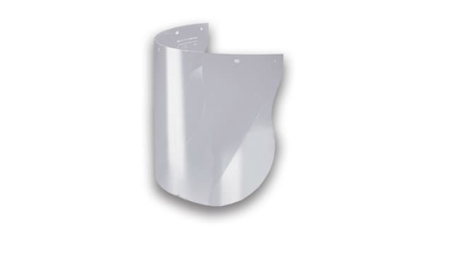 Centurion Safety Clear Polycarbonate Visor with Face Guard with Face Shield Guard, Resistant To Impact Resistant | S580 9034127