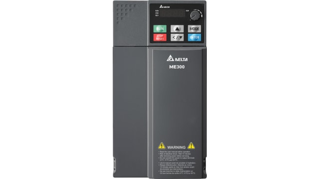 Delta Electronics Inverter Drive, 5.5 kW, 3 Phase, VFD-ME Series 528 V 13 A | VFD13AME43AFSAA