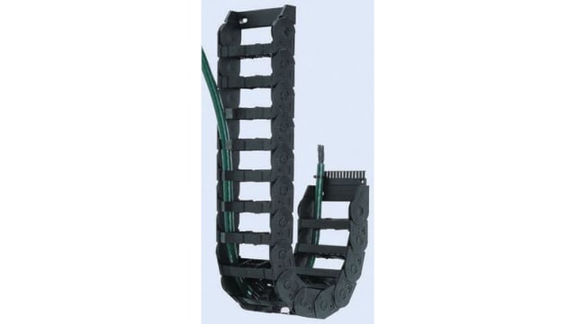 Igus e-chain Black, W167 mm x D50 mm, L1 m, 100 mm Min. Bend Radius, Igumid NG | E26.3/45.100