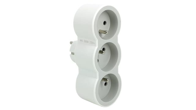 Legrand Belgium, Germany, France Multi-Outlet Plug, 16A Plastic | 049433