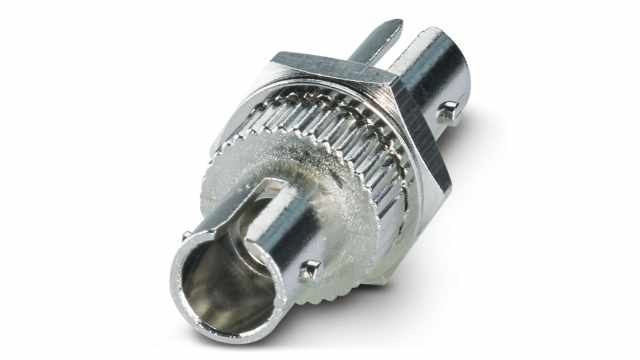 Phoenix Contact 1208100 ST Single Mode Fibre Optic Adapter, 0.35dB Insertion Loss | 1208100