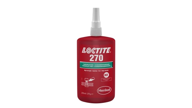 Loctite Loctite 270 Green Threadlocking Adhesive, 250 ml | LOCTITE 270 BO 250ML EGFD