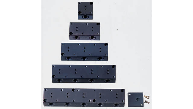 Burkert Solenoid Valve 4-Way Manifold for use with 6014 Solenoid Valve | 005287