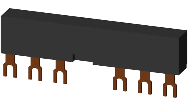 Siemens SIRIUS 3RV1 3 Phase Busbar, 690 V, 63 mm Pitch | 3RV1915-3AB