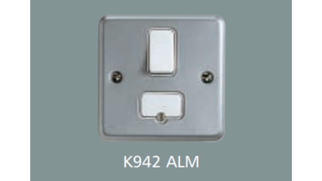 MK Electric 13 A 1 Gang Switched Fused Spur IEC 60884-1:2006, BS 4177:1992, BS 4573:1970, BS 1363 Pt 4:1995, BS | K942 ALM