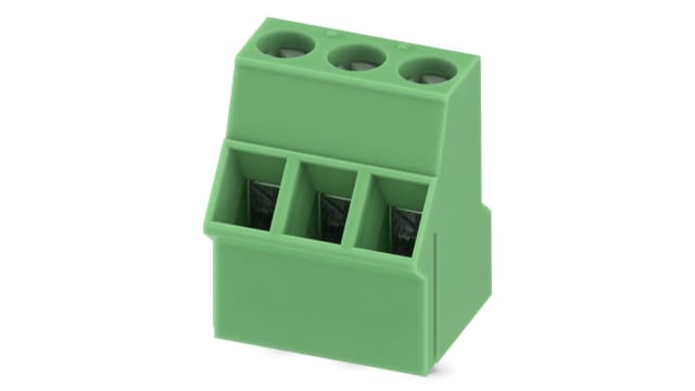 Phoenix Contact PCB Terminal Block, 3-Contact, 5.08 mm Pitch, Wave Soldering Mount, 1 Row | 1705472