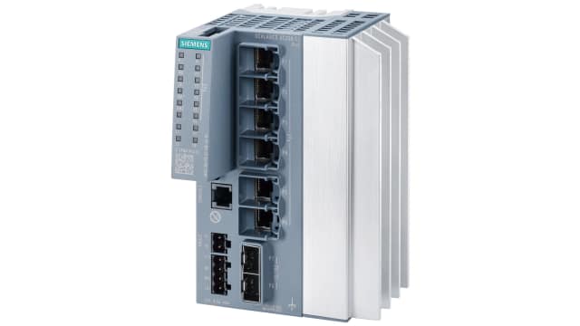 Siemens Managed 6 Port Network Switch With PoE | 6GK52062RS002AC2
