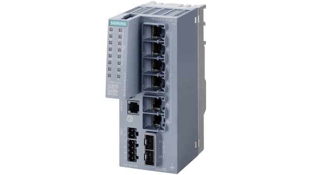 Siemens Managed 6 Port Network Switch With PoE | 6GK52062RS005AC2