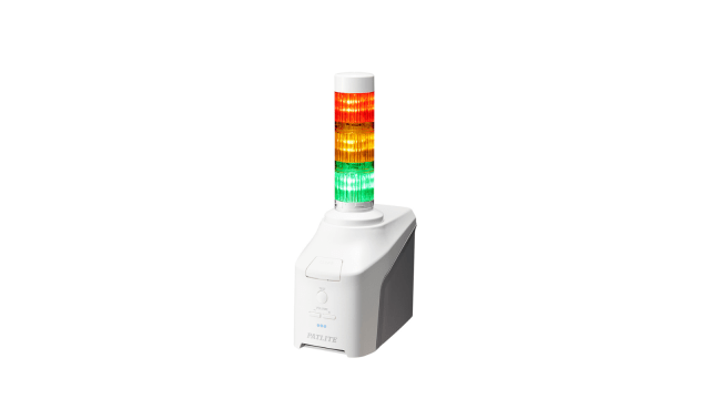 Patlite NHV4 Series Multicolour Voice Annunciator Signal Tower, 3 Lights, 42.5 → 57 V | NHV4-3N-RYG