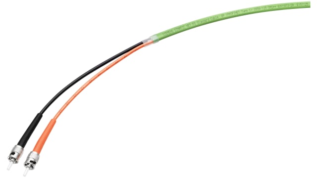 Siemens OM2 Multimode Fibre Optic Cable, 125 μm Polyvinyl Chloride, Green, 30 m | 6XV18733AN30