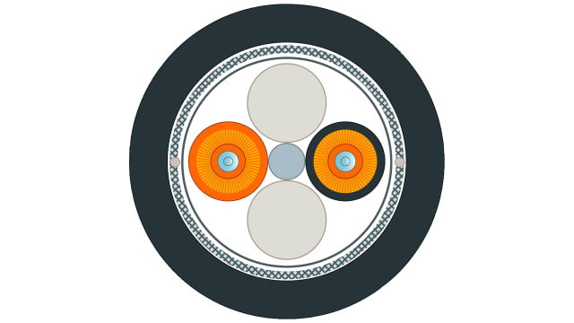 Siemens OM2 Multimode Fibre Optic Cable, 125 μm Polyvinyl Chloride, Green, 300 m | 6XV18733GT30