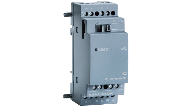 Siemens SIPLUS LOGO Series Logic Module for Use with SIPLUS LOGO, 2-Input, Analog Input | 6AG10551MA007BA2