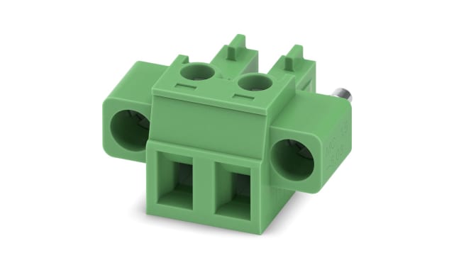 Phoenix Contact, 5.08mm Pitch, 2 Way, , Pluggable Terminal Block, Plug, Cable Mount, Screw Termination, 1847356 | 1847356