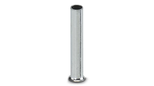 Phoenix Contact Insulated Ferrule, 12 mm Pin Length, 1.7 mm Pin Diameter, Silver 16 AWG Wire Size | 3202588