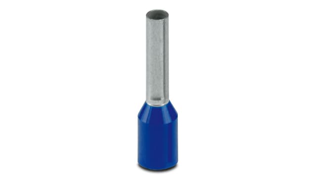Phoenix Contact Insulated Ferrule, 17 mm Pin Length, 2.3 mm Pin Diameter, Blue 14 AWG Wire Size | 3203147