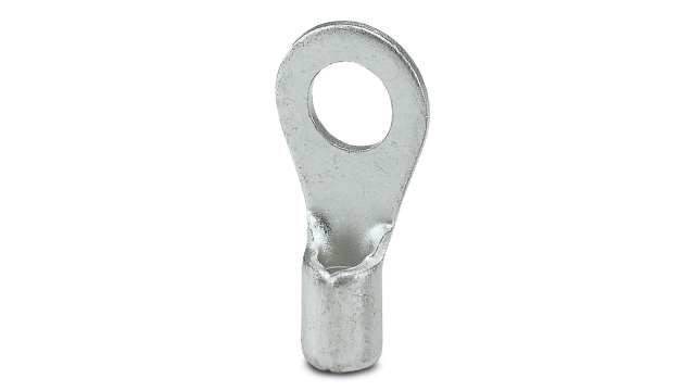 Phoenix Contact Uninsulated Ring Terminal, M4 Stud Size, Silver | 3240078
