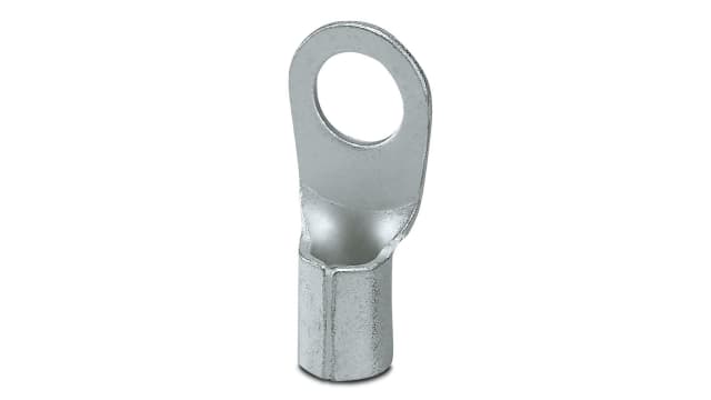 Phoenix Contact, C-RC 16/M8 DIN 3240096 Uninsulated Ring Terminal, M8 Stud Size, Silver | 3240096