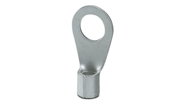 Phoenix Contact, C-RC 25/M12 Uninsulated Ring Terminal, M12 Stud Size, Silver | 3240103