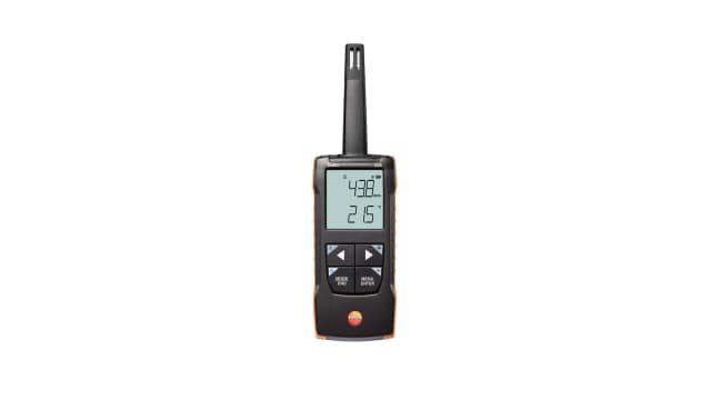 Testo 625 Thermohygrometer 50 °C, 2.5 %RH Accuracy, 60 °C Max, 100 %RH Max | 0563 1625