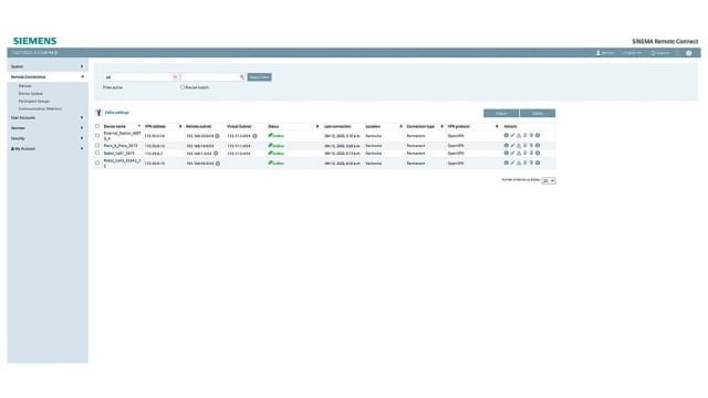 Siemens SINEMA Remote Connect Development & Operation Software Windows, Linux | 6GK17201AH010BV0