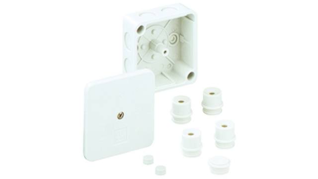 Spelsberg WK Series Grey Polycarbonate Junction Box, IP54, 80 mm, 80 mm 38 mm | 40290701