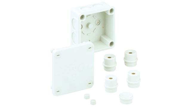 Spelsberg WK Series Grey Polycarbonate Junction Box, IP54, 87 mm, 87 mm 45 mm | 40490701