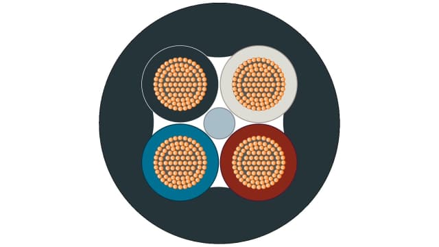 Siemens Multipair Cable, 4 Cores, 1.5 mm², 1000m | 6XV18012B