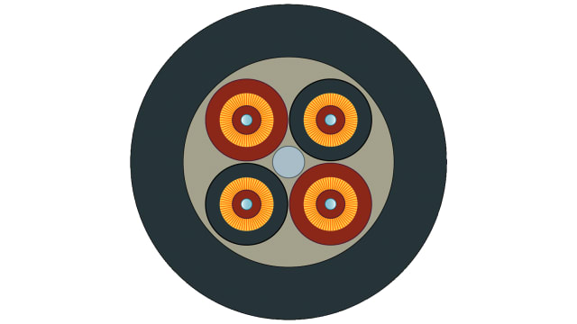 Siemens Data Acquisition Cable for Use with BFOC, SC and LC Duplex Connectors Cable | 6XV18432R