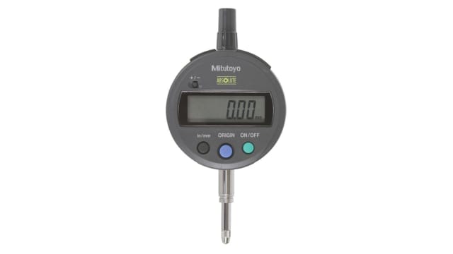 Mitutoyo 543782 Imperial & Metric Dial Indicator, 0.0005 in Resolution, ±0.0008 in Accuracy | 543782