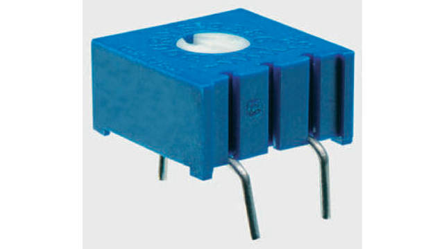 1 mΩ, Through Hole Trimmer Potentiometer, Pin 0.5 W Top Adjust Bourns, 3386 | 3386G-1-105LF