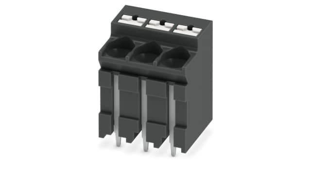 Phoenix Contact PCB Terminal Block, 3-Contact, 5 mm Pitch, Solder, 1 Row | 1135334