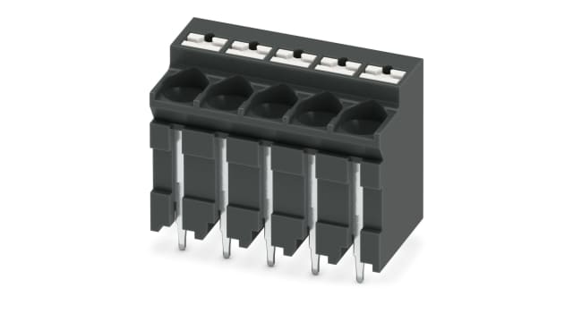 Phoenix Contact PCB Terminal Block, 5-Contact, 5 mm Pitch, Solder, 1 Row | 1135349