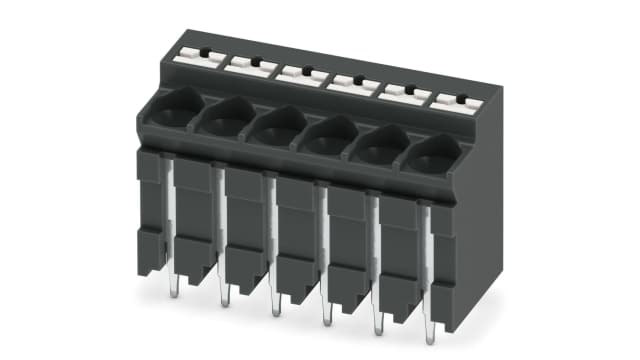 Phoenix Contact PCB Terminal Block, 6-Contact, 5 mm Pitch, Solder, 1 Row | 1135350