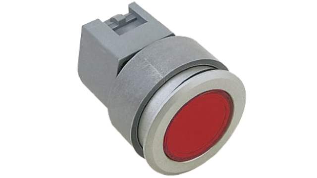 EAO 04 Series Red Momentary Push Button Head, 30.5 mm Cutout, IP65 | 704.012.218
