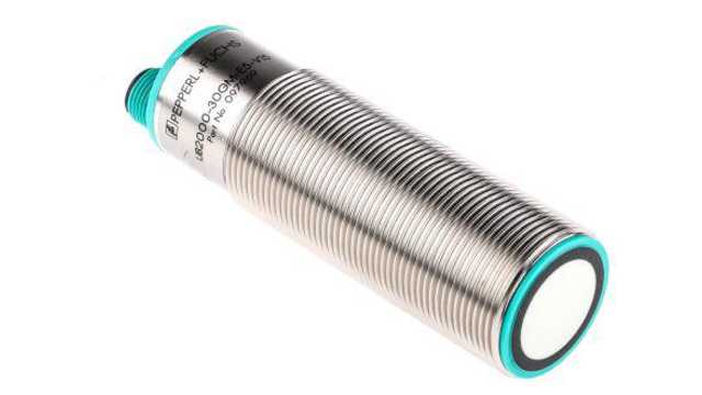Pepperl + Fuchs Ultrasonic Threaded Barrel Proximity Sensor, M30, 2 m Detection, NPN NO/NC, 10 → 30 V dc | UB2000-30GM-E4-V15