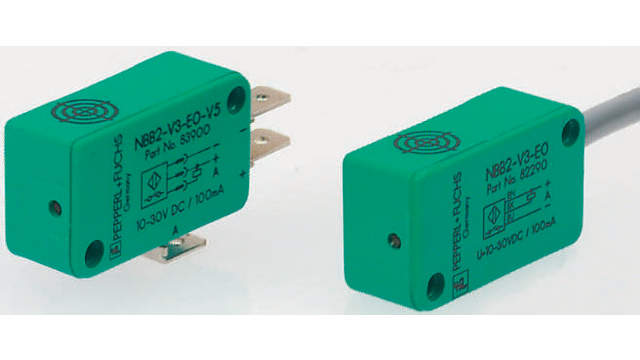 Pepperl + Fuchs Inductive Block Proximity Sensor, 2 mm Detection, NPN NO, 10 → 30 V dc | NBB2-V3-E0-V5