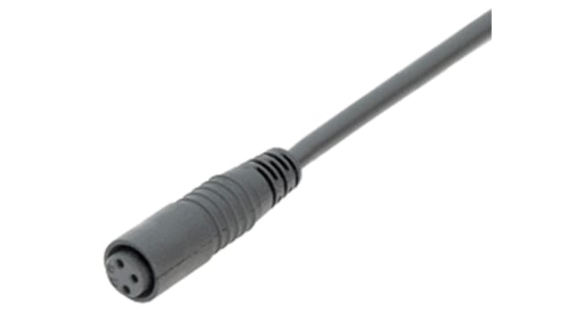 binder Female 3 way Straight to Unterminated Free End Sensor Actuator Cable, 2 m | 79 3410 02 03