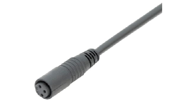 binder Female 3 way Straight to Unterminated Free End Sensor Actuator Cable, 2 m | 79 3410 12 03