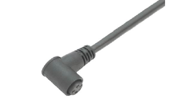 binder Male 3 way Right Angle to Female Unterminated Sensor Actuator Cable, 5 m | 79 3414 12 03
