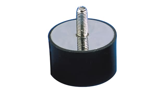 Paulstra Hutchinson M8 Anti Vibration Mount, Male Buffer Foot with 80daN Compression Load | 511310