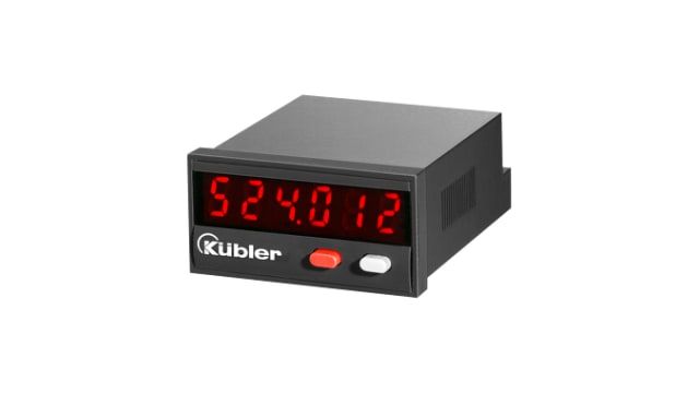 Kubler CODIX 524 Tachometer, 6 Digit LED, 60kHz, 10 → 30 V dc | 6.524.011.300