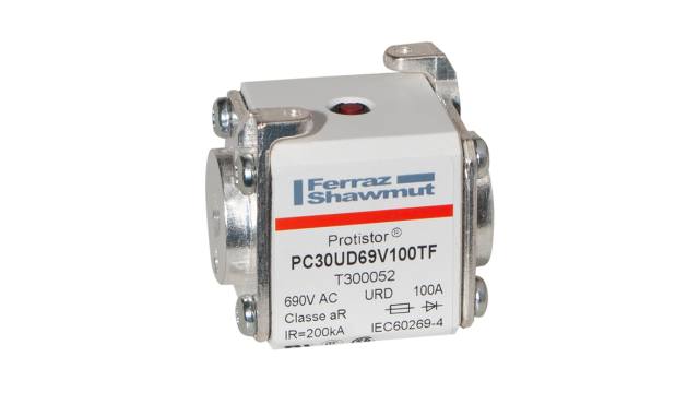 Mersen 100 A size 30 FF Square Body Fuse, 700 V | T300052