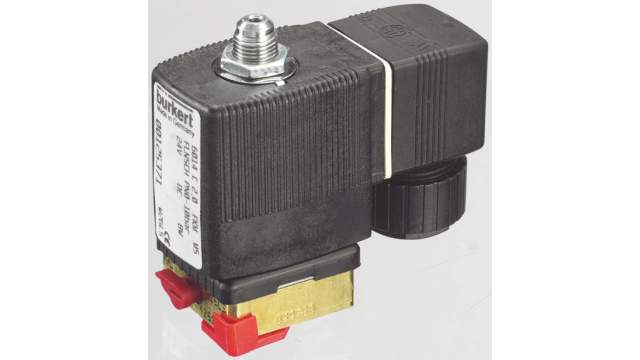 Burkert Solenoid Valve 125374, 3 Port, NC, 230 V ac 1/8 in G, 1/8 in G | 125374