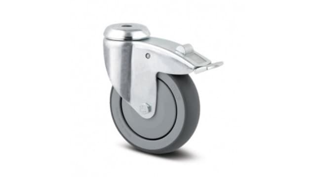 Tente Swivel Castor Wheel, 80kg Capacity, 100mm Wheel | 2477PJX100P30CHC10X90