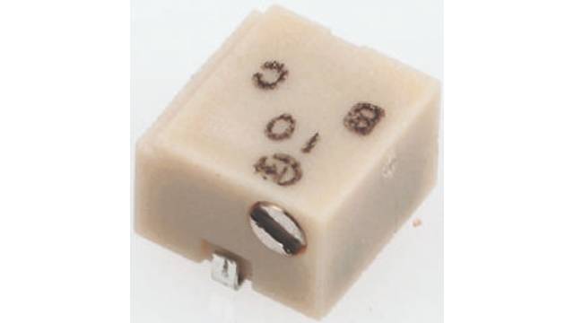 10 kΩ, Surface Mount Trimmer Potentiometer, J-Hook 0.25 W Side Adjust Bourns, PVG5 | PVG5H103C03R00