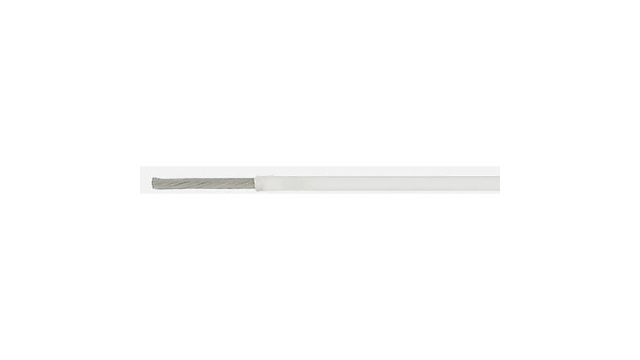 TE Connectivity White 0.96 mm² Harsh Environment Wire, 18 AWG, 19/30, 100m, ETFE Insulation, 55A0111-18-9 | 55A0111-18-9