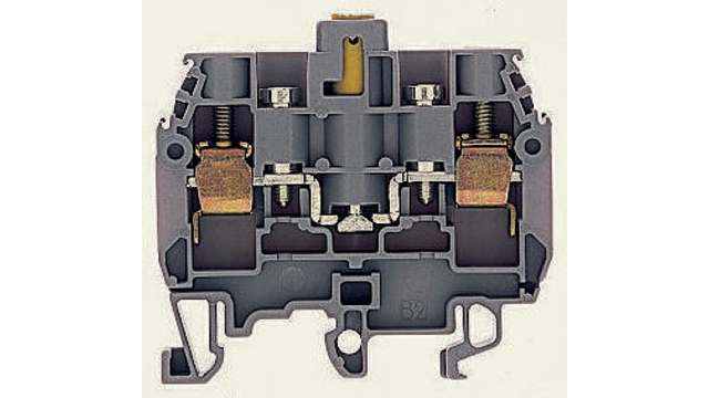 Entrelec 1SNA115277R2000 SNA Series DIN Rail Terminal Grey, 6 mm², 1-Level, Screw | 1SNA115277R2000