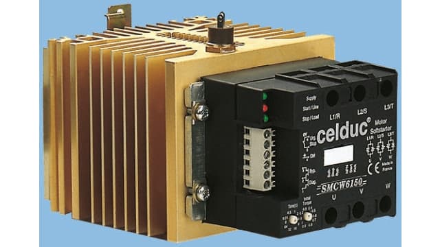 Celduc SMCW Series Solid State Relay, 16 A Load, DIN Rail Mount, 480 V ac Load, 24 V dc Control | SMCW6080