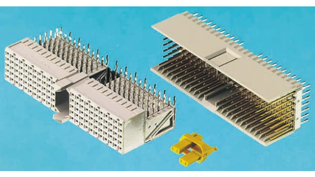 TE Connectivity, Z-PACK HM 2 mm Pitch Hard Metric Type B Backplane Connector, Straight Male, 22 Column, 7 Row, 154 Way | 5188835-1